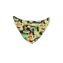 Zeverbavette - groen, prinses, kikkers 