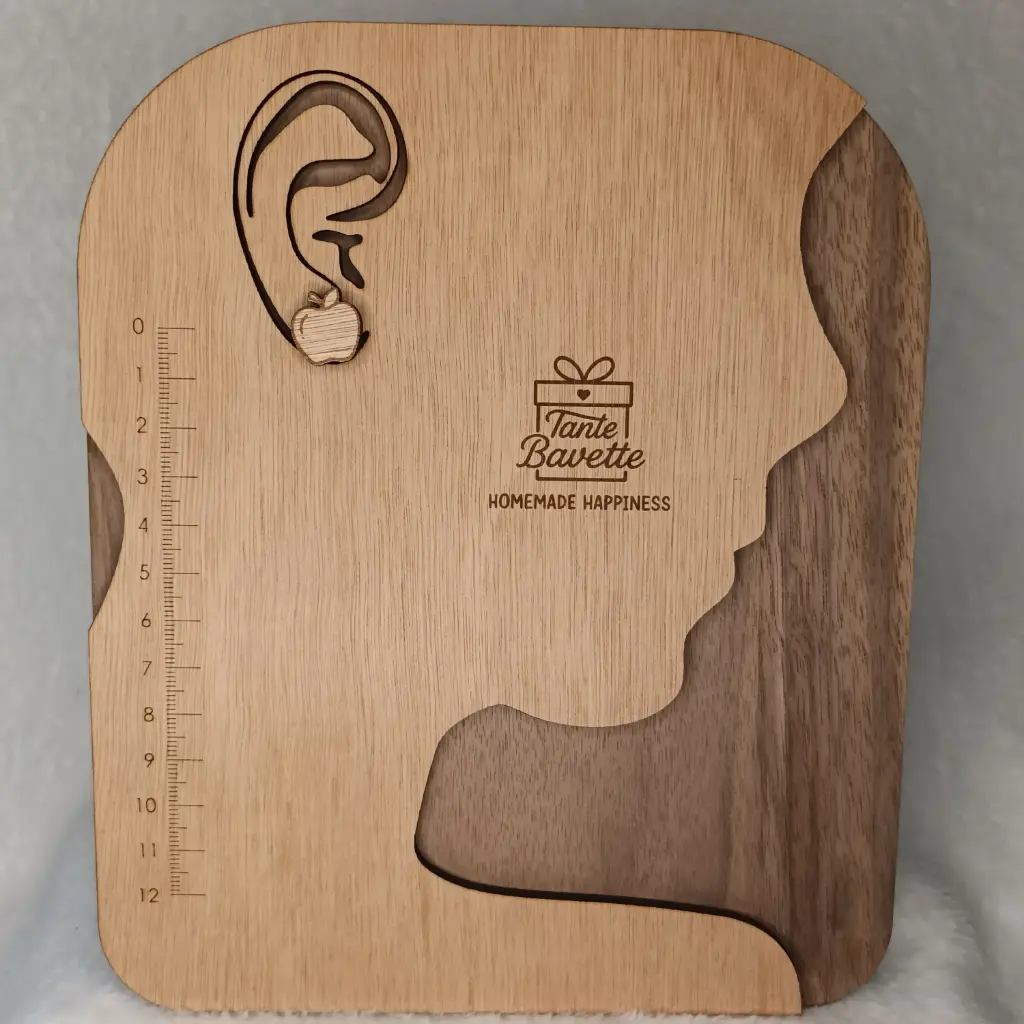 Stekertjes - hout - appeltje