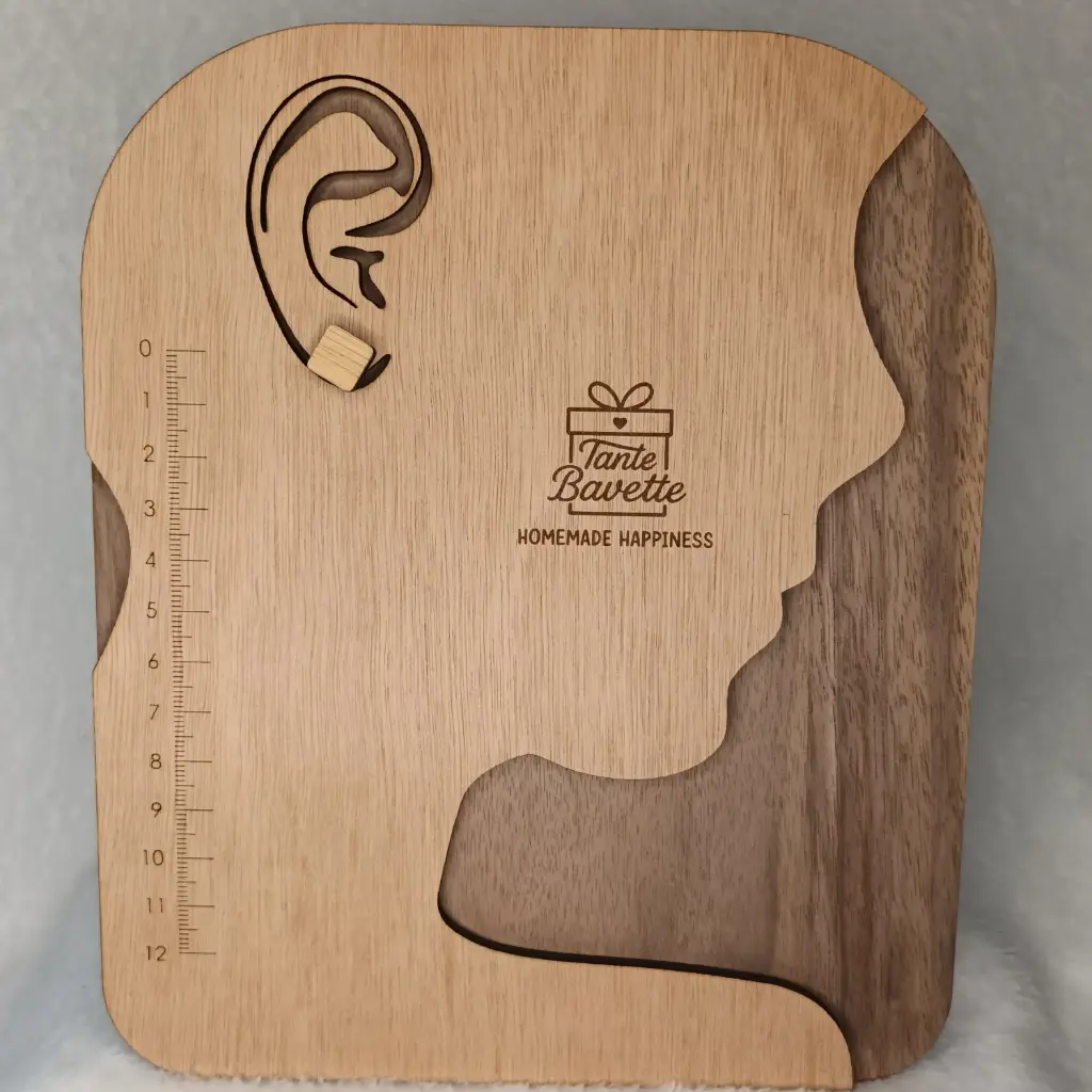 Stekertjes - hout - vierkant