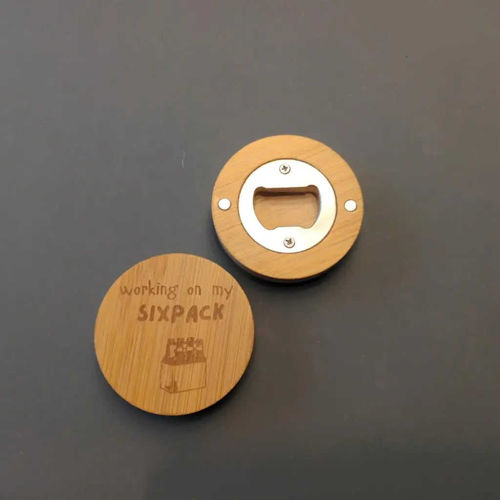 Flesopener - working on my sixpack - rond 