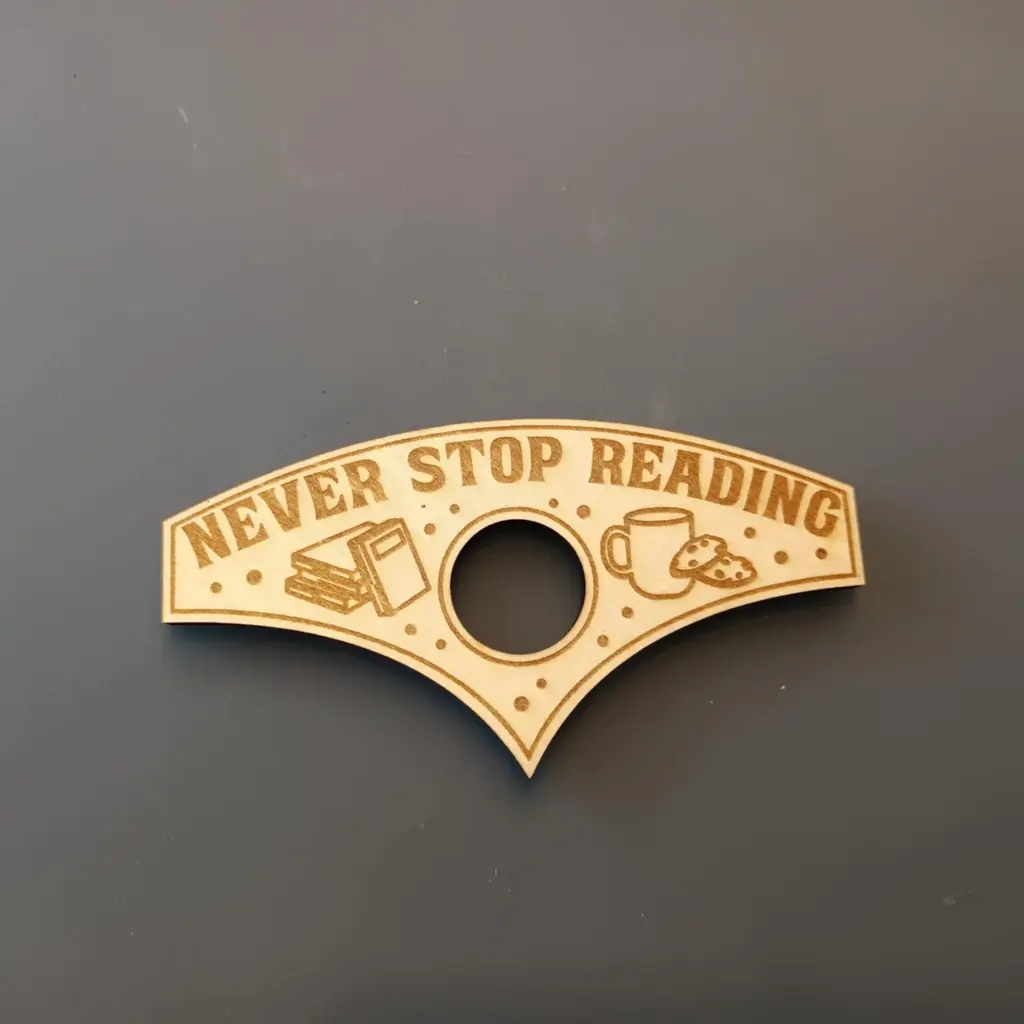 Duimlegger - leeshulp - Never stop reading.