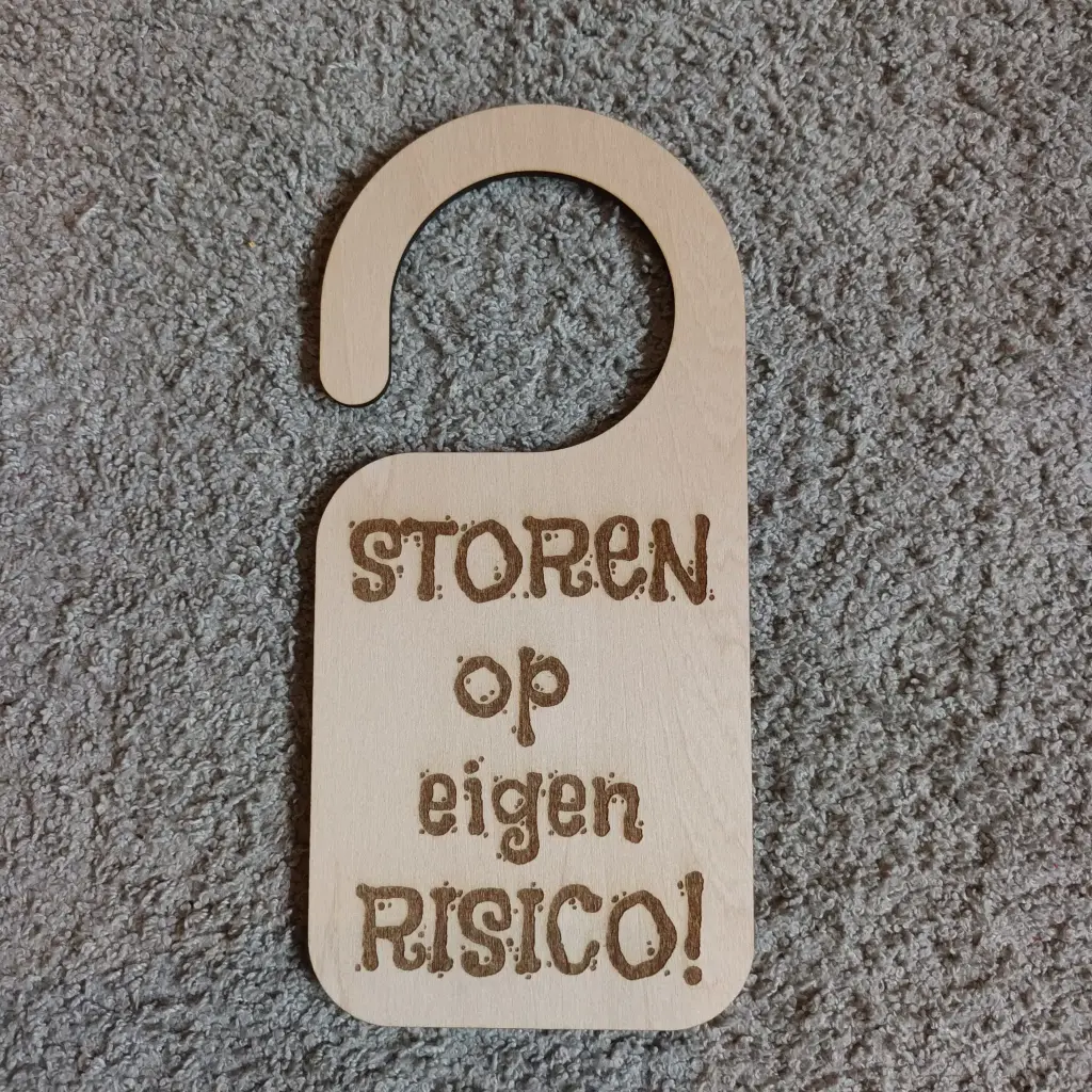 Deurhanger - Niet storen!