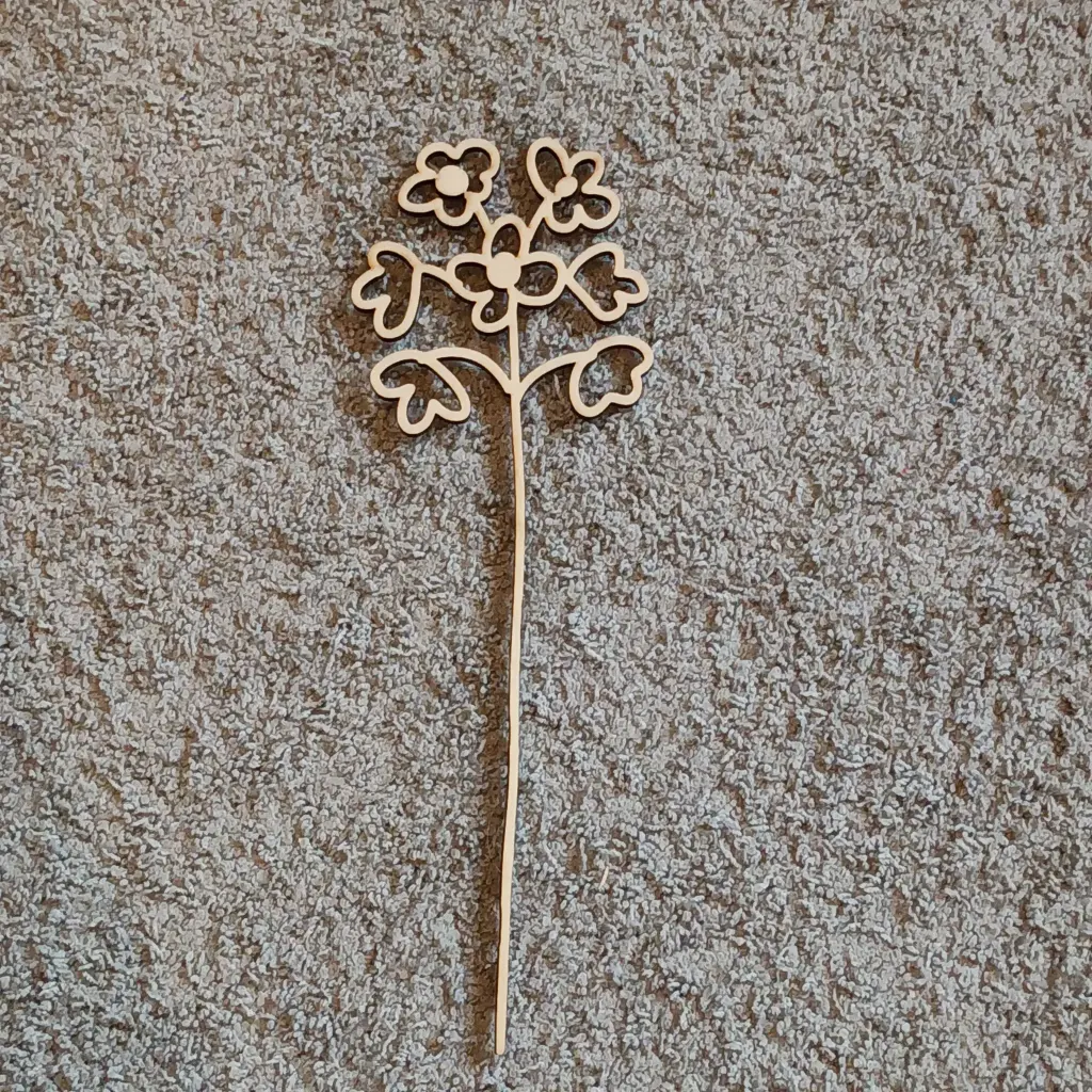 Houten bloem - bloesemtak