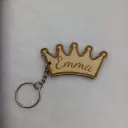 Sleutelhanger hout, gepersonaliseerd