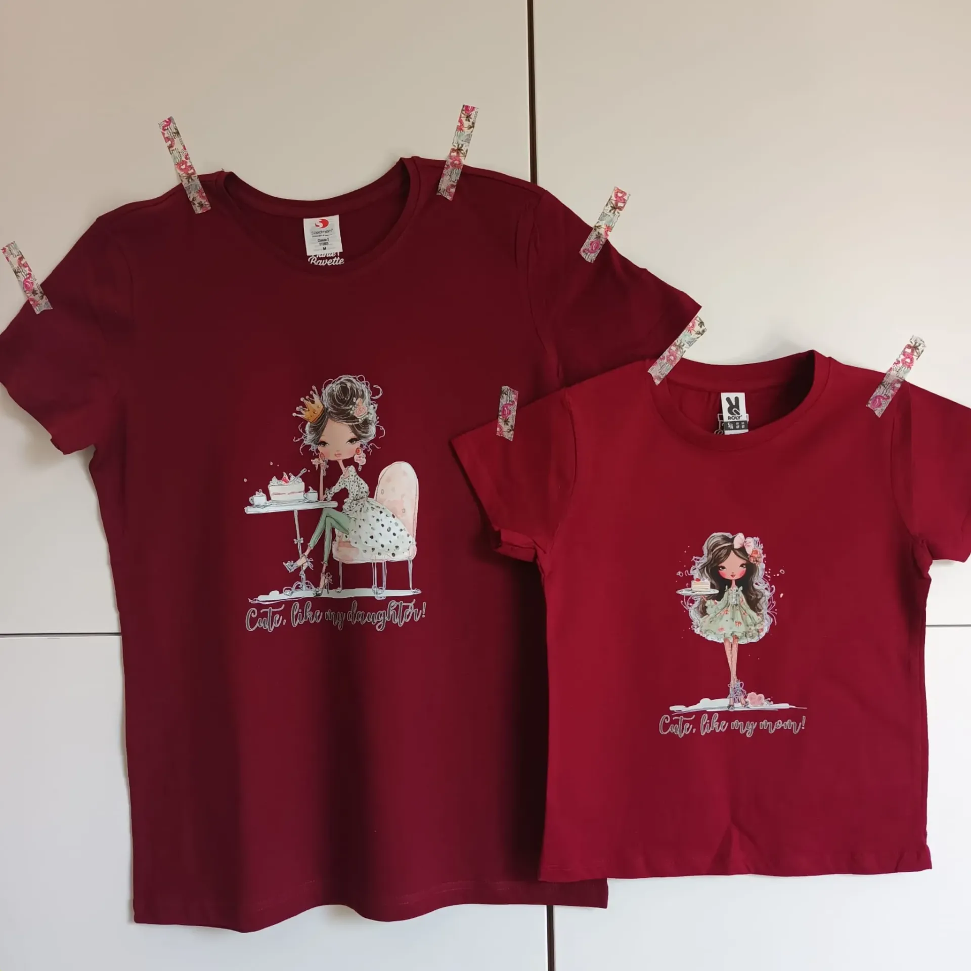 T-shirt set Mama & Dochter