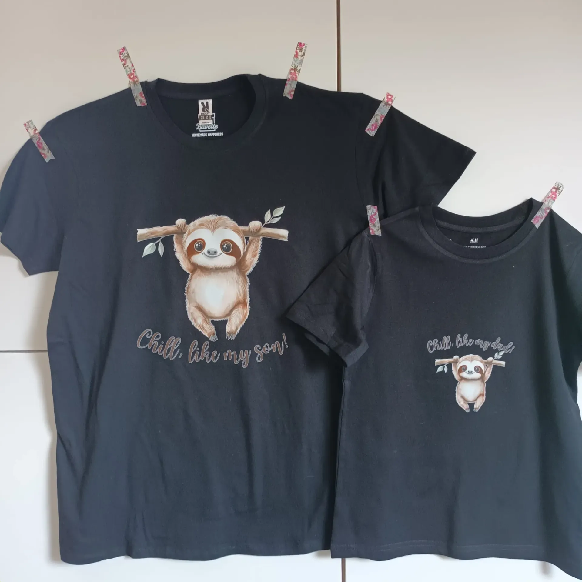 T-shirt set Papa & Zoon