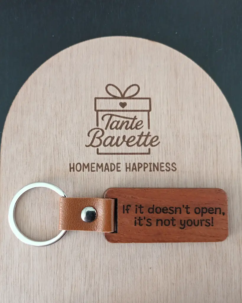 Sleutelhanger - If it doesn't open, it's not yours