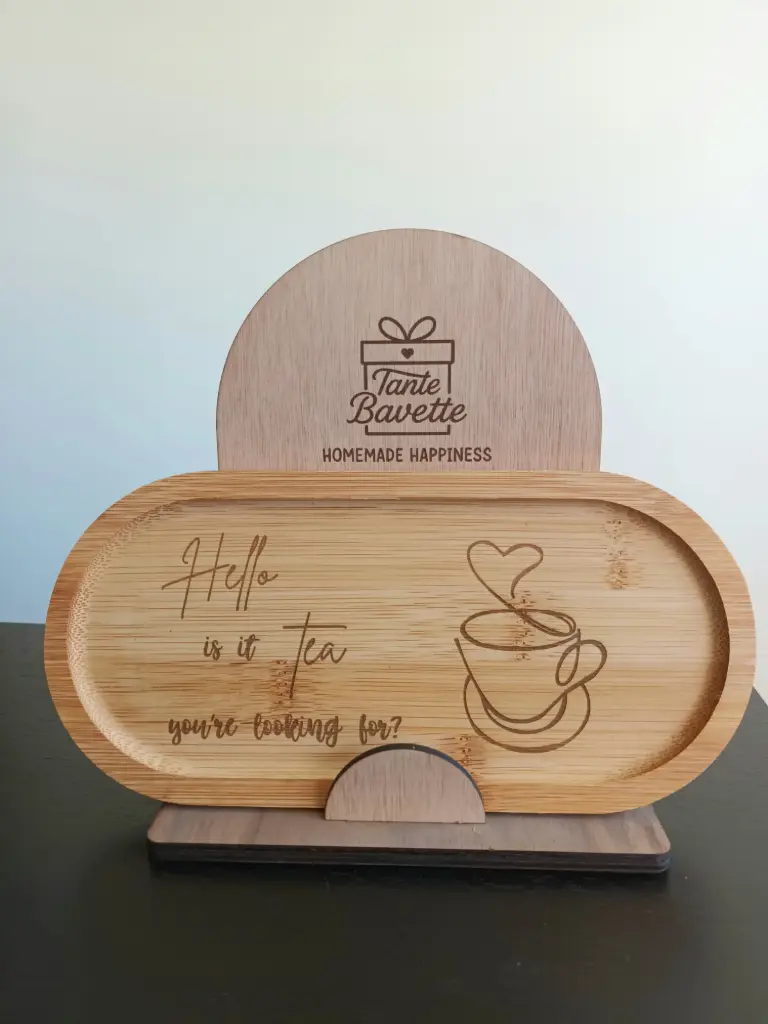 Serveerplankje - Bamboe - Is it tea you're looking for?