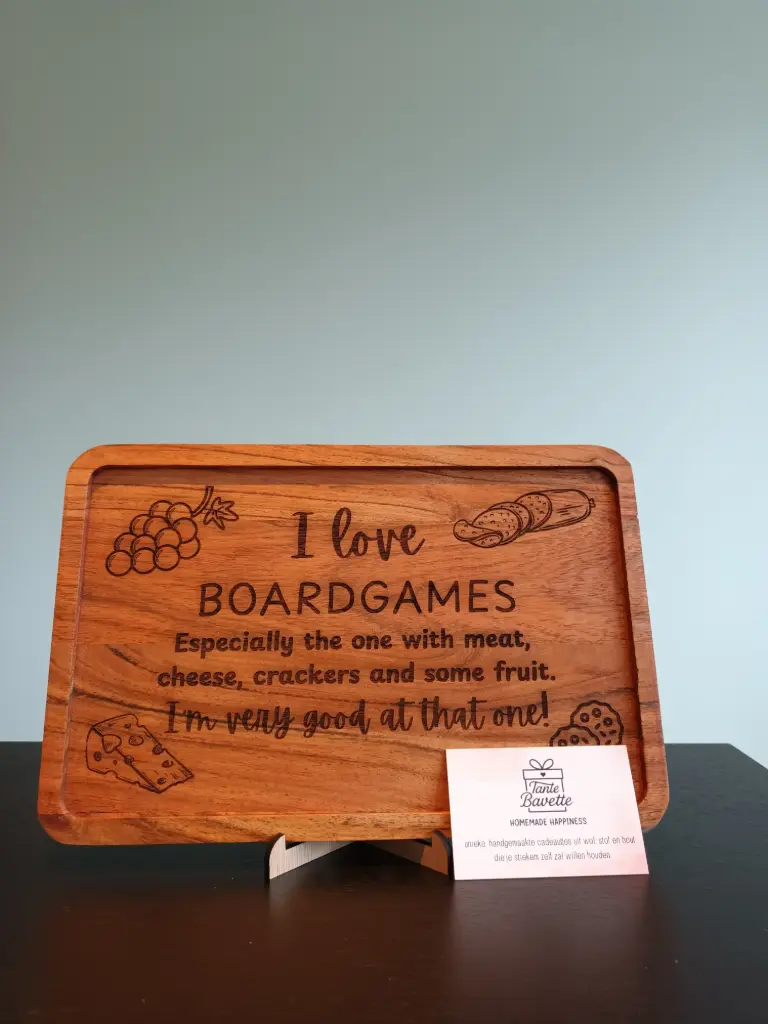 Serveerplank - Acacia - Boardgames