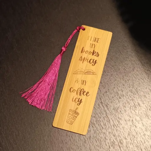 Bladwijzer, bamboe - gepersonaliseerd