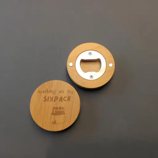 Flesopener - working on my sixpack - rond 