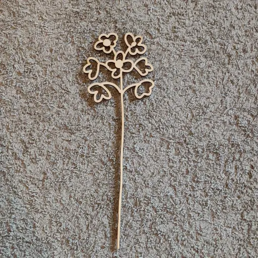 Houten bloem - bloesemtak