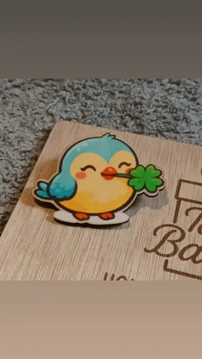 Broche - geluksvogel