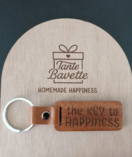 Sleutelhanger - Key to Happiness