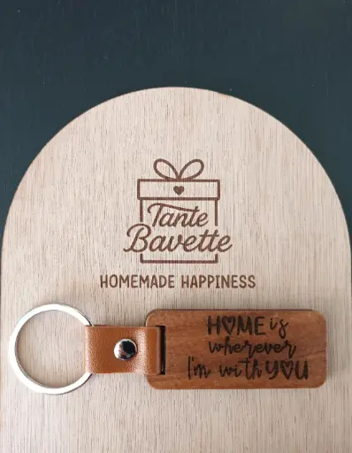 Sleutelhanger - Home, wherever I'm with you