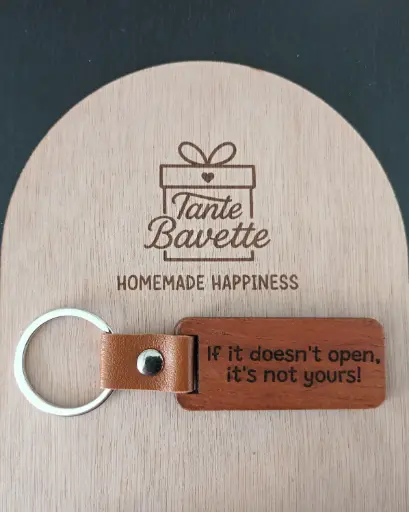 Sleutelhanger - If it doesn't open, it's not yours