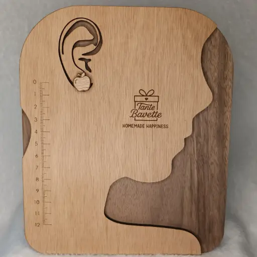 Stekertjes - hout - appeltje