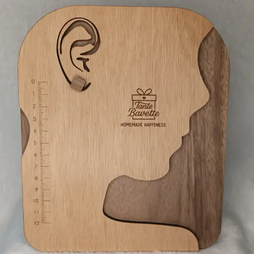 Stekertjes - hout - vierkant